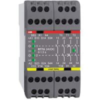 ABB Jokab Safety RT7B Safety Relay, Single or Dual Channel, 230 V ac, 5 Safety