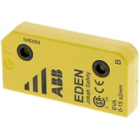 ABB Jokab Safety Eden Eva 2TLA Magnetic Non-Contact Safety Switch, Coded Actuator, Plastic, 24V dc