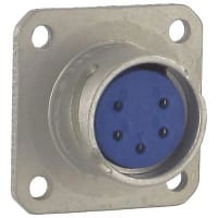 Amphenol Aerospace Connector 165 Miniature Standard Socket 5 165 Series 0.875 in. 0.813 in.