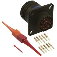 Amphenol Aerospace Male 10 Position Al Wm Receptacle