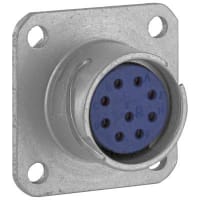 Amphenol Aerospace Connector 165 Miniature Standard Socket 9 165 Series 0.875 In. 0.813 In.