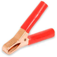 Mueller Conn Test Clips Sz Mini Crimp/Screw Term Red Insulated Solid Copper Cont Mtl