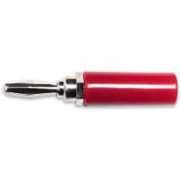 Mueller Connector Banana Plug 15 A Red Phosphor Bronze ABS