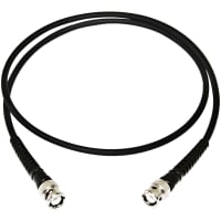 Mueller Black BNC Test Lead 500V ac 6m Lead Length