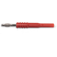 Mueller RED INSULATED BANANA JACK TO STANDARD BANANA PLUG