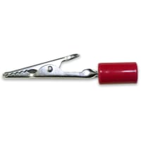 Mueller Conn Test Clips Alligator Red Insulated Steel Cont Mtl Nickel Steel 10A