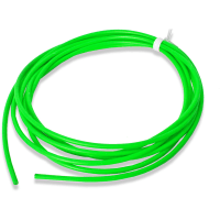 Mueller Hook-Up Wire, 10AWG, TC, Stranded, Green Silicone Jkt, 45Amp