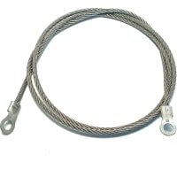 Mueller Ground Cable, 36 in., 1/4 in. Lugs, 1/8 in. Stainless Steel