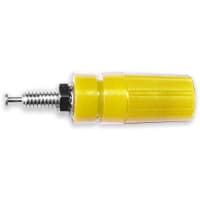 Mueller Test Connector BINDING POST TIN/BRASS YELLOW