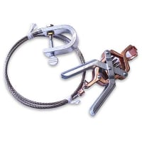 Mueller Ground Cable, 36 in., BU-123 Ground Clamp, BU-21CEZ Alligator, 1/8 in. Stainless