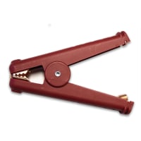 Mueller Conn Test Clips Red Insulated Copper Cont Mtl Zinc Glass Filled Nylon 300A