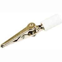 Mueller White Alligator Steel Clip Acetate Handle & Screw - 10 Amp