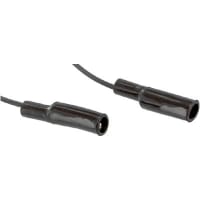 Mueller Test Lead Black 5A 300VAC Rating 0.6m Length BU Series