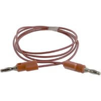 Mueller Test Lead Banana Beryllium Copper 20 Awg 41/36 Red