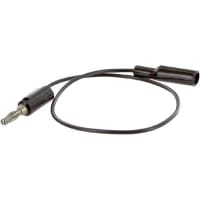 Mueller Banana Plug, 20 AWG, PVC, Black, 105 deg.C, 41/36