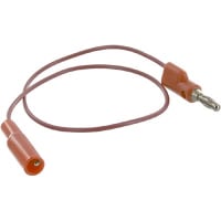 Mueller Banana Plug, 20 AWG, PVC, Red, 105 deg.C, 41/36