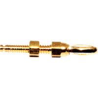 Mueller Conn Test Banana Plug Threaded Gold PLD