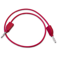 Mueller Red Unshrouded Banana Plug on Both Ends 72" 18G Silicone