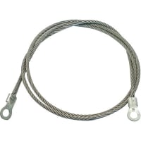 Mueller Ground Cable, 60 in., 1/4 in. Lugs, 1/8 in. Stainless Steel