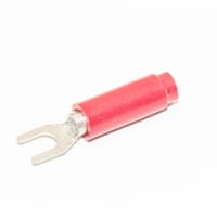 Mueller Test Connector, THREADED SPADE LUG, RED, BULK