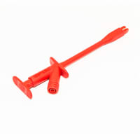 Mueller Test Connector INSULATED PLUNGER CLIP RED