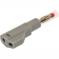 Mueller RETRACTABLE BANANA PLUG GREY