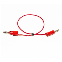 Mueller RED STACKABLE SINGLE BANANA PLUG ON BOTH ENDS, 60 20G PVC