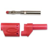 Mueller Mueller Red 4mm Banana Plug Nickel Plated 1000V 20A