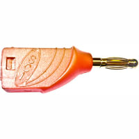 Mueller Red Unshrouded Stackable Banana Plug