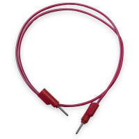 Mueller Red Stackable 0.080" Pin Plug on Both Ends, 36" 20G PVC