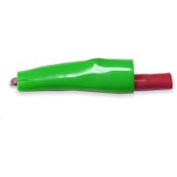 Mueller Green Insulated Alligator Copper Clip - 10 Amp