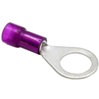 Mueller Interconnect Terminal, 22-18 Nylon Insulated 5/16 Ring Terminal