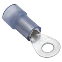 Mueller Interconnect Terminal, 16-14 Nylon Insulated numb.6 Ring Terminal