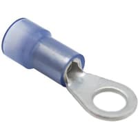 Mueller Interconnect Terminal, 16-14 Nylon Insul. numb.10 Ring Terminal