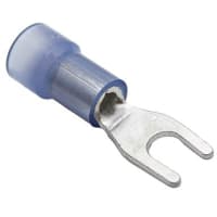 Mueller Interconnect Terminal, 16-14 Nylon Insulated numb.6 Spade