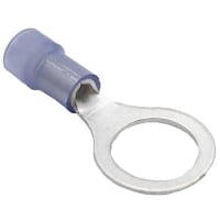 Mueller Interconnect Terminal, 16-14 Nylon Insulated 3/8 Ring Terminal