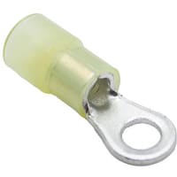 Mueller Interconnect Terminal, 12-10 Nylon Insulated numb.8 Ring Terminal