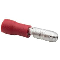 Mueller Interconnect Terminal, 22-18 Viynl Insulated .157 Male Bullet