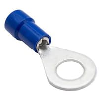 Mueller Interconnect Terminal, 16-14 Viynl Insulated 1/4 RingTerminal