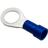 Mueller Interconnect Terminal, 16-14 Viynl Insulated 5/16 Ring Terminal