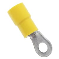 Mueller Interconnect Terminal, 12-10 Viynl Insulated numb.8 Ring Terminal