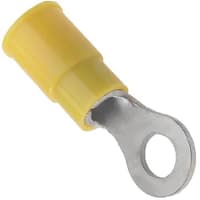 Mueller Interconnect Terminal, 12-10 Viynl Insulated numb.10 Ring Terminal