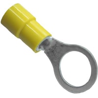 Mueller Interconnect Terminal, 12-10 Viynl Insulated 3/8 Ring Terminal