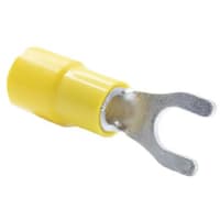 Mueller Interconnect Terminal, 12-10 Viynl Insulated numb.10 Spade