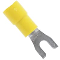 Mueller Interconnect Terminal, 12-10 Viynl Insulated numb.8 Spade