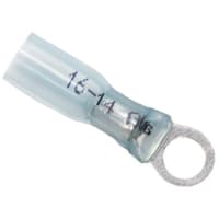 Mueller Interconnect Terminal, 16-14 Heat Shrink Nyax numb.10 Ring Terminal