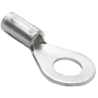 Mueller Interconnect Terminal, 22-18 Uninsulated numb.8 Ring terminal - Brazed Seam