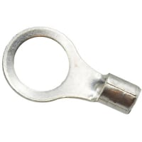 Mueller Interconnect Terminal, 12-10 Uninsulated 3/8 Ring terminal - Brazed Seam