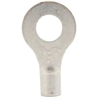 Mueller Interconnect Terminal, 12-10 Uninsulated 1/4 Ring terminal - Brazed Seam