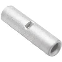 Mueller Interconnect Terminal, 12-10 Uninsulated Seamless Butt Connector-.810L